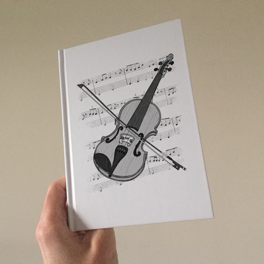 Violin Lined Journal - Violinist Notebook - String Musician Gift (USA)
