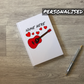Guitar Personalised Journal (Hearts) - Guitarist Custom Notebook - Musician Anniversary Gift