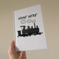 American Steam Train Custom Journal - Steam Locomotive Notebook - Gift For Rail Enthusiast