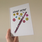 Bassoon Personalised Journal (Floral) - Bassoonist Custom Notebook - Bassoon Gift For Her