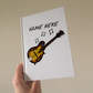 Mandolin Personalised Journal - Mandolinist Custom Notebook - Folk Musician Gift