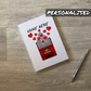 Organist Personalised Journal (Hearts) - Church Organ Custom Notebook - Wedding Organist Gift