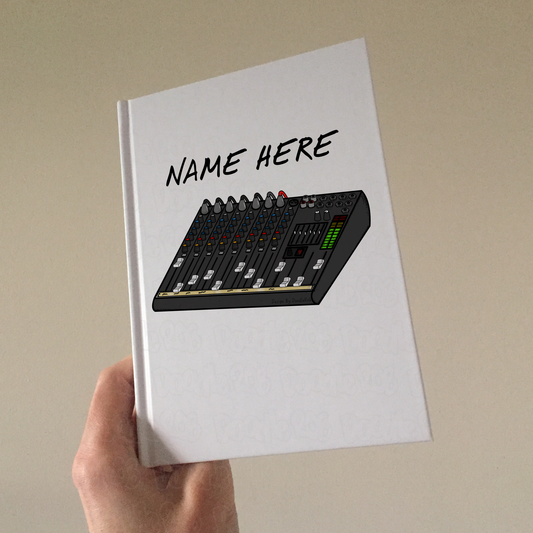 Sound Engineer Personalised Journal - Custom Notebook For Sound Guy - Audio Engineer Gift