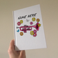 Trumpet Personalised Journal (Floral) - Trumpeter Custom Notebook - Brass Musician Gift For Her