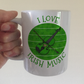 Irish Fiddle Mug (Green) - I Love Irish Music - Violinist Mug - St Patrick's Day Gift
