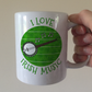 Irish Banjo Mug - I Love Irish Music - Banjoist Mug - St Patrick's Day Gift