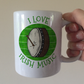 Irish Bodhrán Mug - I Love Irish Music - Drummer Mug - St Patrick's Day Gift