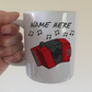 Accordion Personalised Mug - Gift For Accordionist