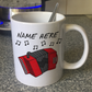 Accordion Personalised Mug - Gift For Accordionist