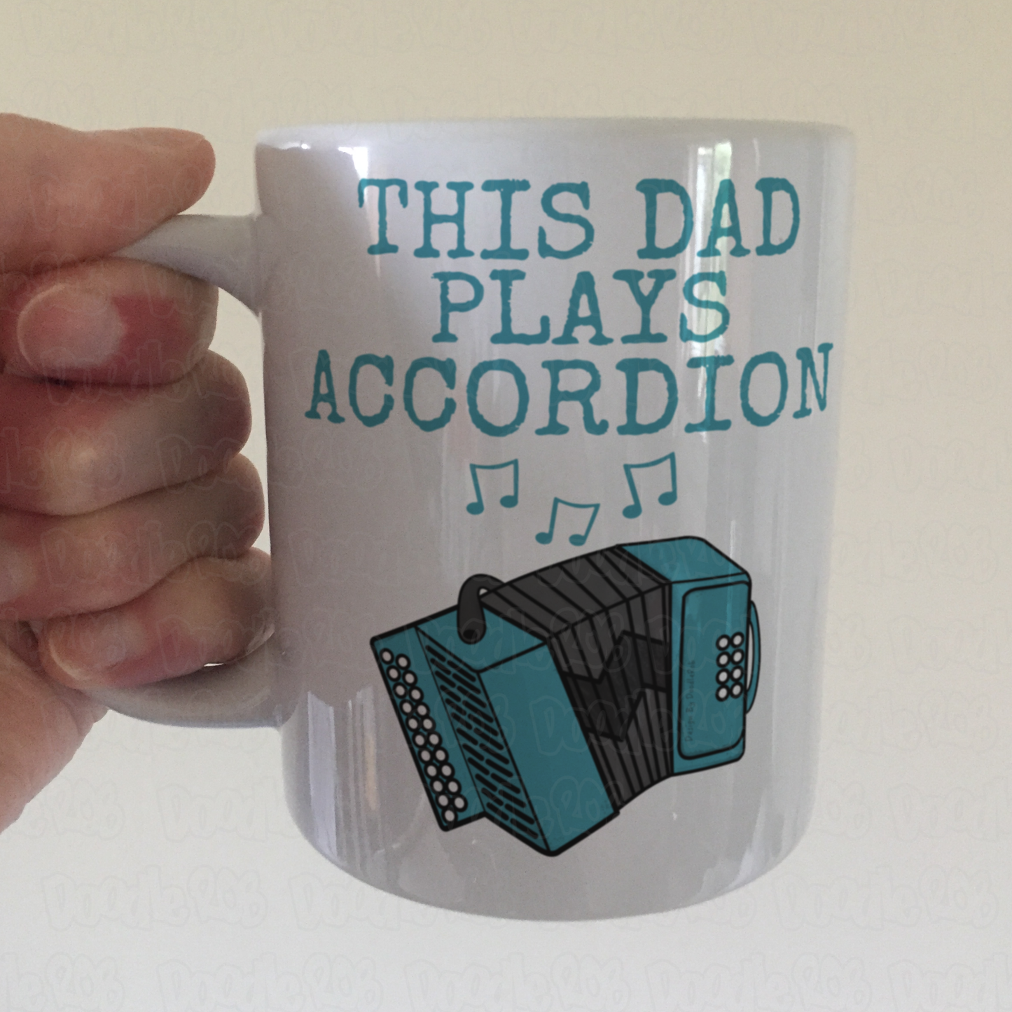 Accordion Father's Day Mug - This Dad Plays Accordion - Accordionist Musician Gift