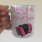 Girl's Accordion Mug - This Girl Plays Accordion - Gift For Female Accordionist
