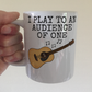 Church Guitarist Mug - I Play To An Audience Of One - Worship Leader Mug