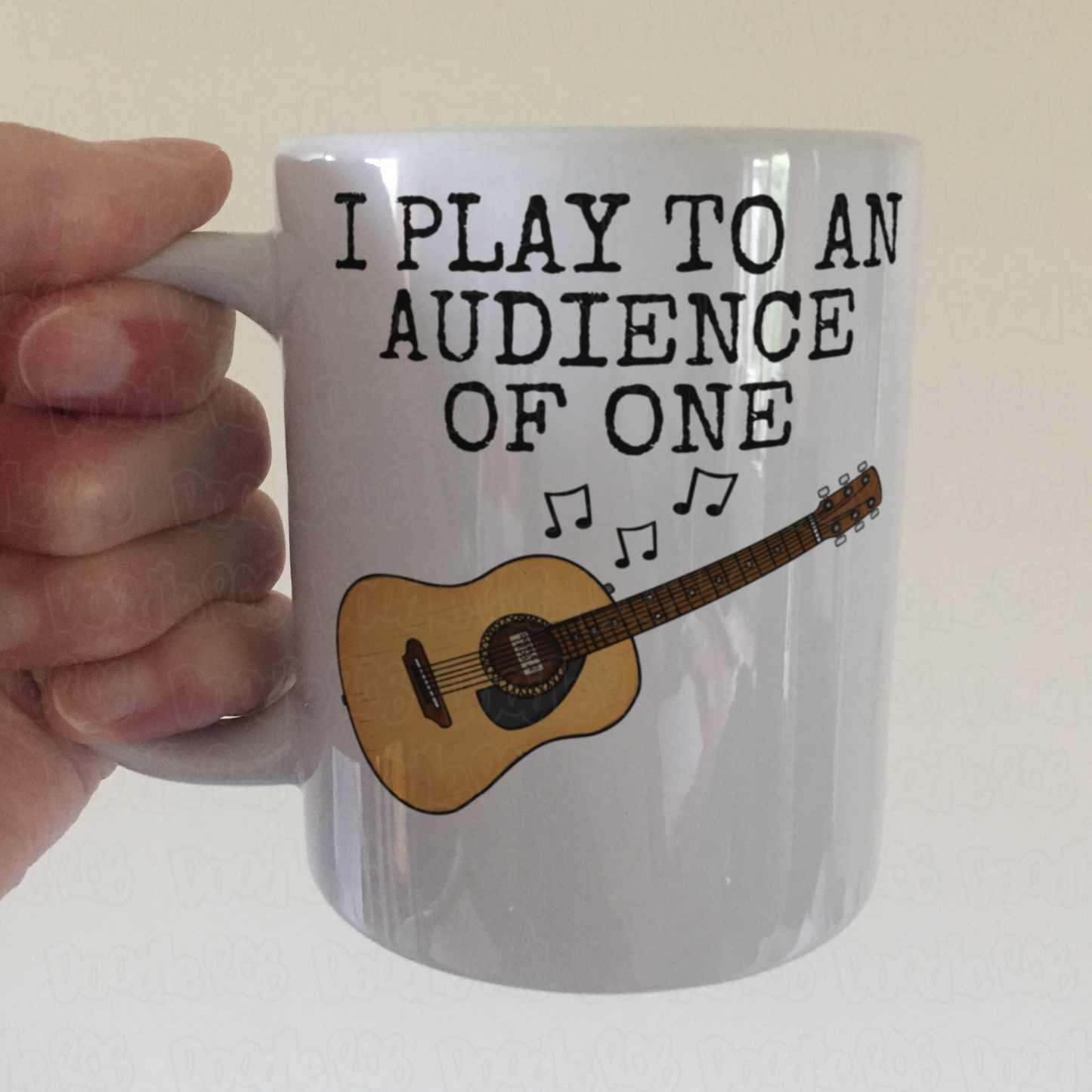 Church Guitarist Mug - I Play To An Audience Of One - Worship Leader Mug