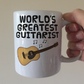 Acoustic Guitar Mug - World's Greatest Acoustic Guitarist - Guitar Teacher Gift