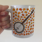 Autumn Banjo Mug (Leaves) - Banjoist Gift - Folk Musician Gift For Fall or Thanksgiving