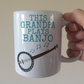 Banjo Father's Day Mug - This Grandpa Plays Banjo - Banjoist Folk Musician Gift
