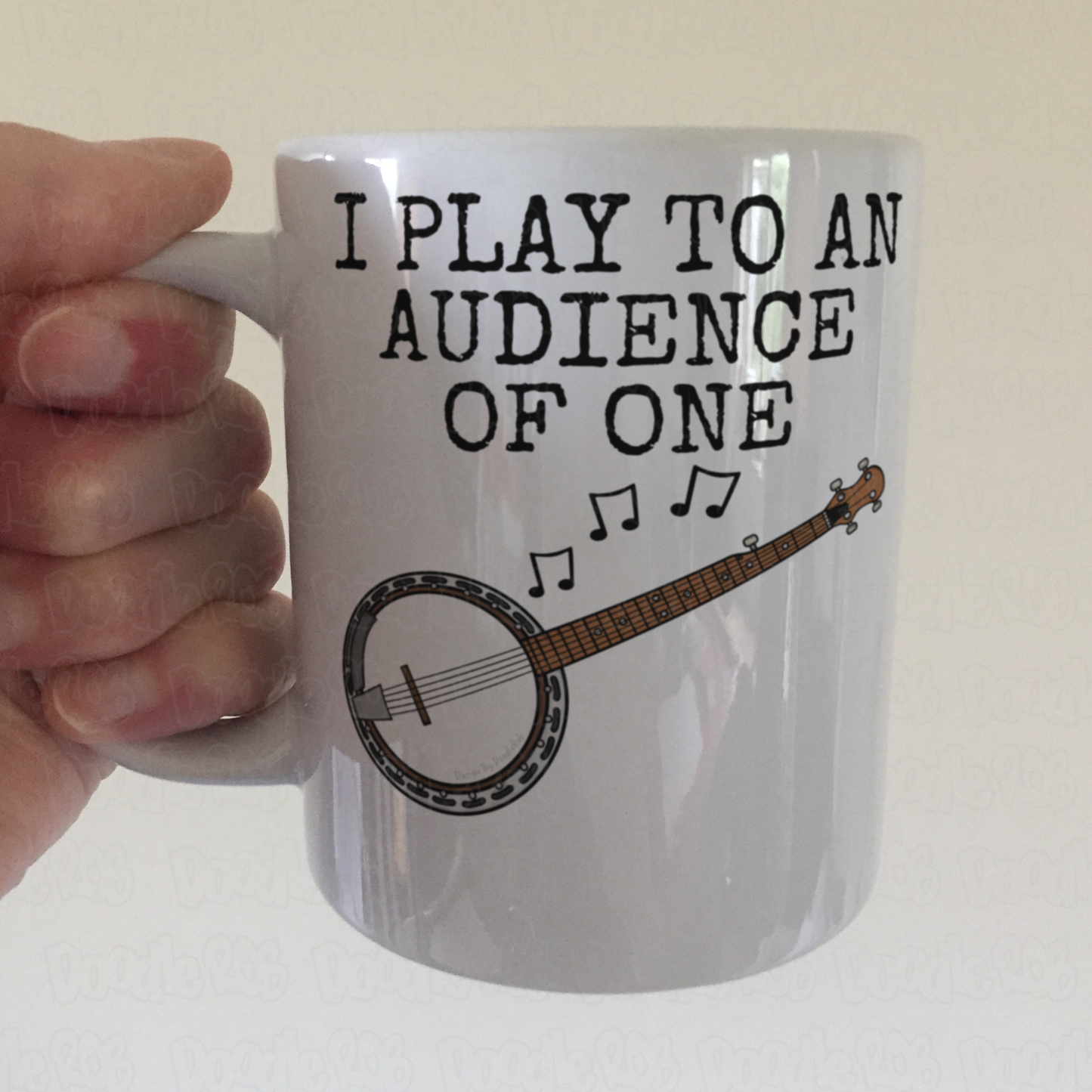 Church Banjo Mug - I Play To An Audience Of One - Christian Banjoist - Folk Musician Gift