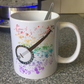 Banjo Rainbow Mug - Gift For Banjoist - Banjo Teacher Mug - Folk Musician Gift