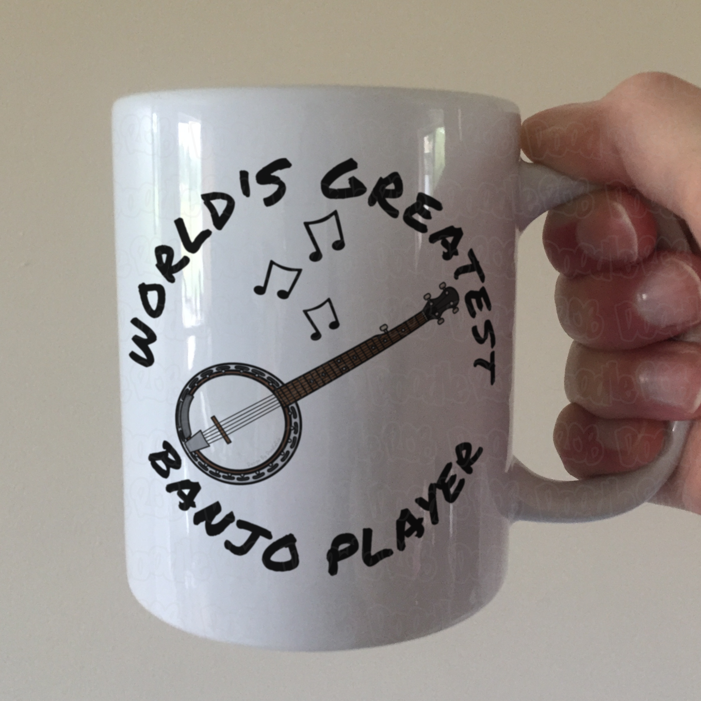Banjo Mug - World's Greatest Banjo Player - Banjoist Mug - Folk Musician Gift