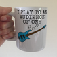 Church Bass Guitar Mug - I Play To An Audience Of One - Gift For Christian Bassist