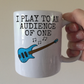 Church Bass Guitar Mug - I Play To An Audience Of One - Gift For Christian Bassist