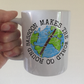 Bassoon Mug - Bassoon Makes The World Go Round - Bassoonist Mug - Woodwind Teacher Gift