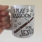 Christian Bassoon Mug - I Play Bassoon For Jesus - Church Bassoonist