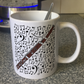 Bassoon Musical Notes Mug - Gift For Bassoonist - Woodwind Musician Orchestra Gift