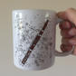 Bassoon Paint Splatter Mug - Gift For Bassoonist - Bassoon Teacher Mug