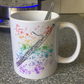 Bassoon Rainbow Mug - Gift For Bassoonist - Bassoon Teacher Mug - Woodwind Musician Gift