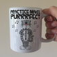 Cat Playing Recorder Mug - Practice Makes Purrrfect - Gift For Recorderist - School Music Teacher Gift