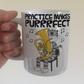 Cat Tuba Mug - Practice Makes Purrrfect - Gift For Tubaist - Brass Musician Gift