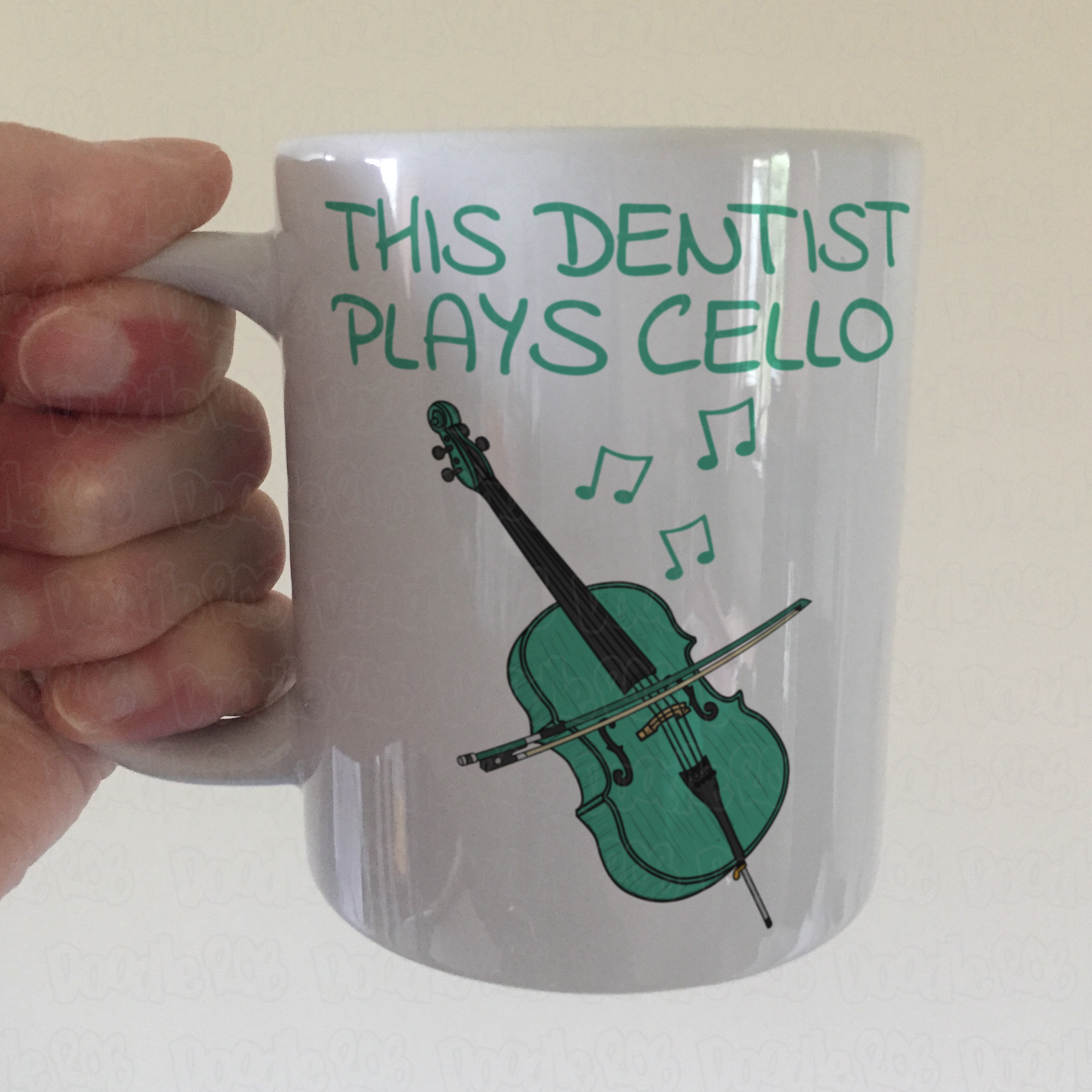 Dentist Cello Mug - This Dentist Plays Cello - Cellist Gift For Dentist