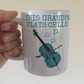Cello Father's Day Mug - This Grandpa Plays Cello - Cellist Musician Gift