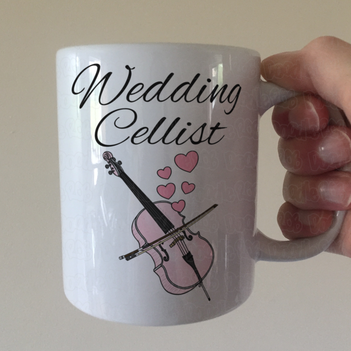 Cello Wedding Mug - Cellist String Musician Gift