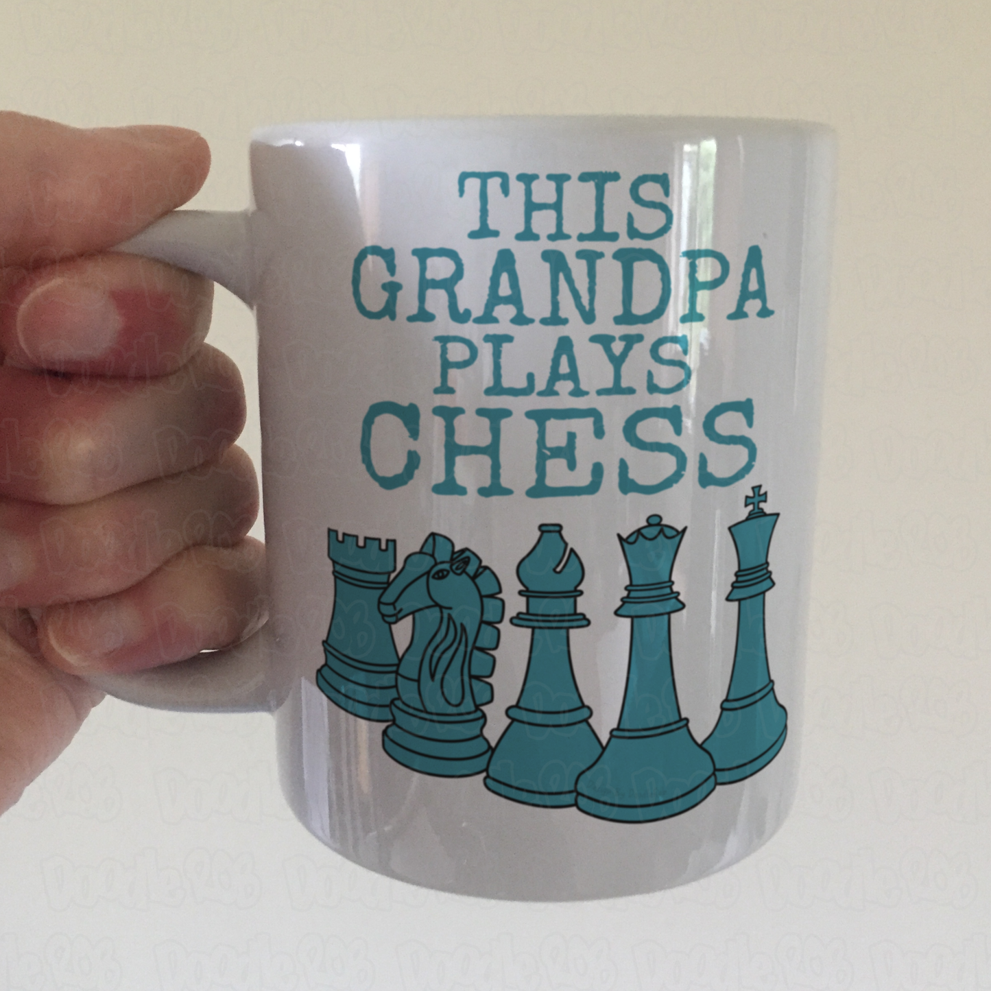 Chess Father's Day Mug - This Grandpa Plays Chess