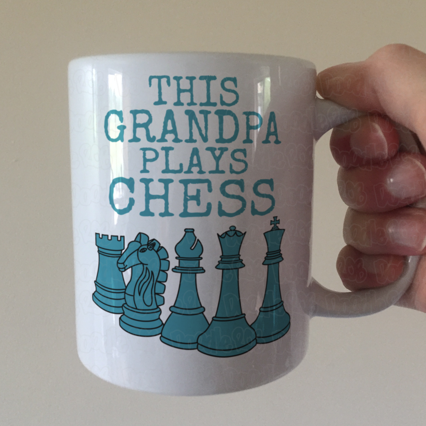 Chess Father's Day Mug - This Grandpa Plays Chess