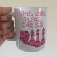 Female Chess Player Mug - This Girl Plays Chess - Chess Gift For Women