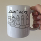 Chess Personalised Mug - Custom Gift For Chess Player - Chess Teacher Gift
