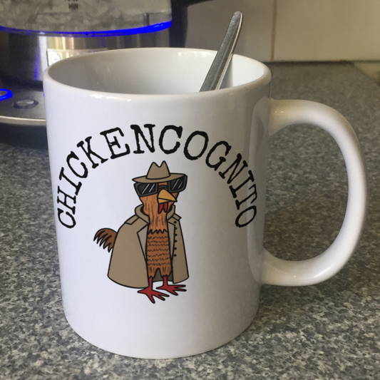 Funny Chicken Mug - Chickencognito - IT Technican Mug - Gift For Computer Expert