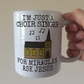 Church Choir Singer Mug - For Miracles, Ask Jesus - Christian Musician Gift