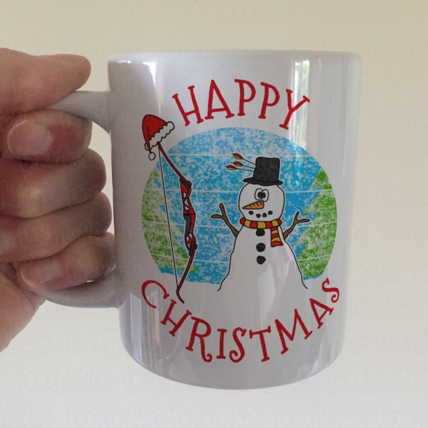 Archery Christmas Mug - Xmas Gift For Archer - Archery Coach Christmas Gift