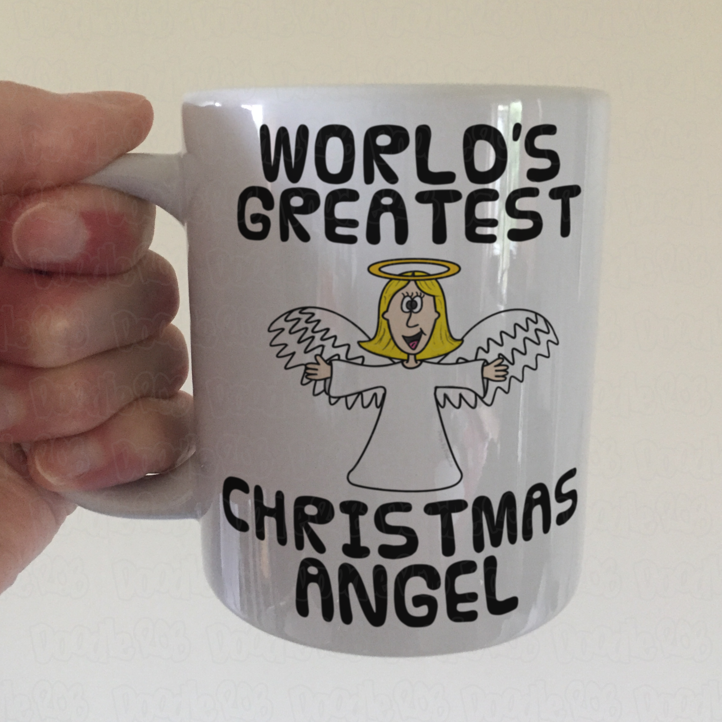 Christmas Nativity Mug - World's Greatest Christmas Angel - Funny Church Xmas Gift