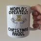 Christmas Nativity Mug - World's Greatest Christmas Angel - Funny Church Xmas Gift