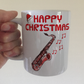 Saxophone Christmas Mug - Saxophonist Mug - Music Teacher Xmas Gift