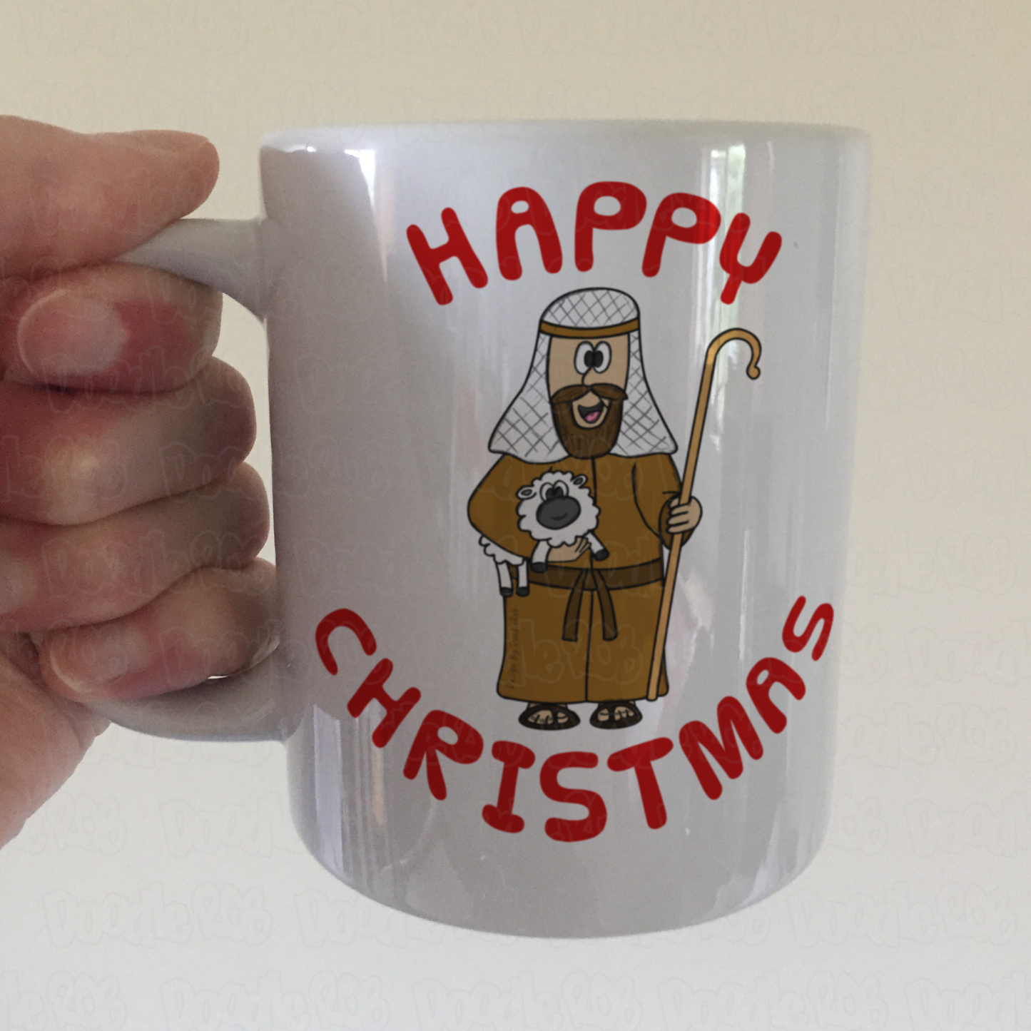 Christmas Shepherd Mug - Christian Nativity Mug - Church Christmas Gift