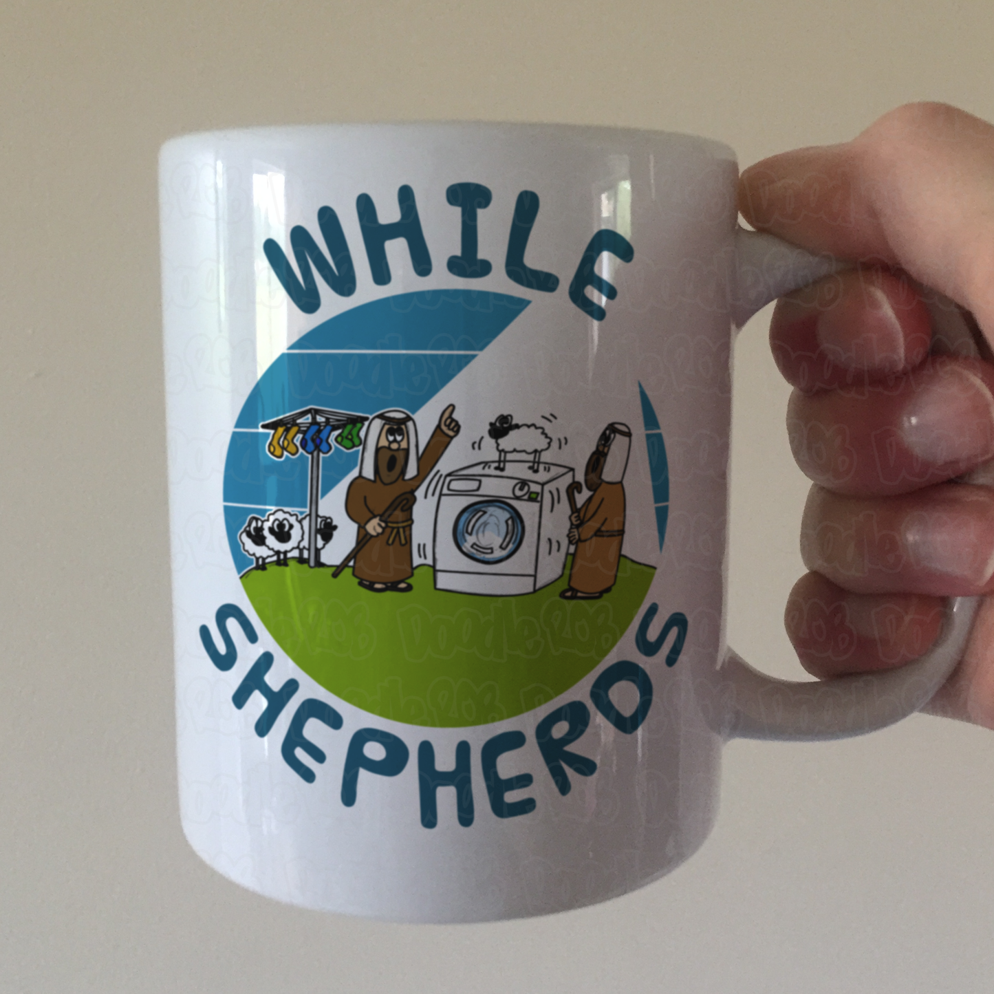 Christmas Shepherds Mug - Funny Nativity Mug - Church Christmas Gift