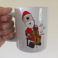 Cello Christmas Mug - Santa Playing Cello - Gift For Cellist - String Musician Gift