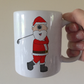 Golf Christmas Mug - Santa Playing Golf (Driver) - Golfer Xmas Gift