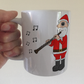 Oboe Christmas Mug - Santa Playing Oboe - Gift For Oboist - Woodwind Musician Xmas Gift